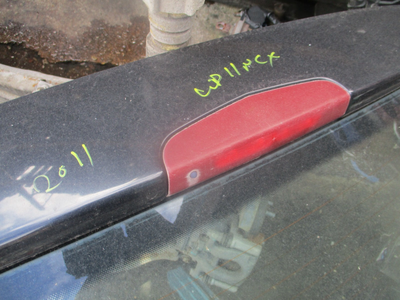 2012 VAUXHALL CORSA D 3 DOOR REAR COMPLETE TAILGATE BOOTLID BLACK