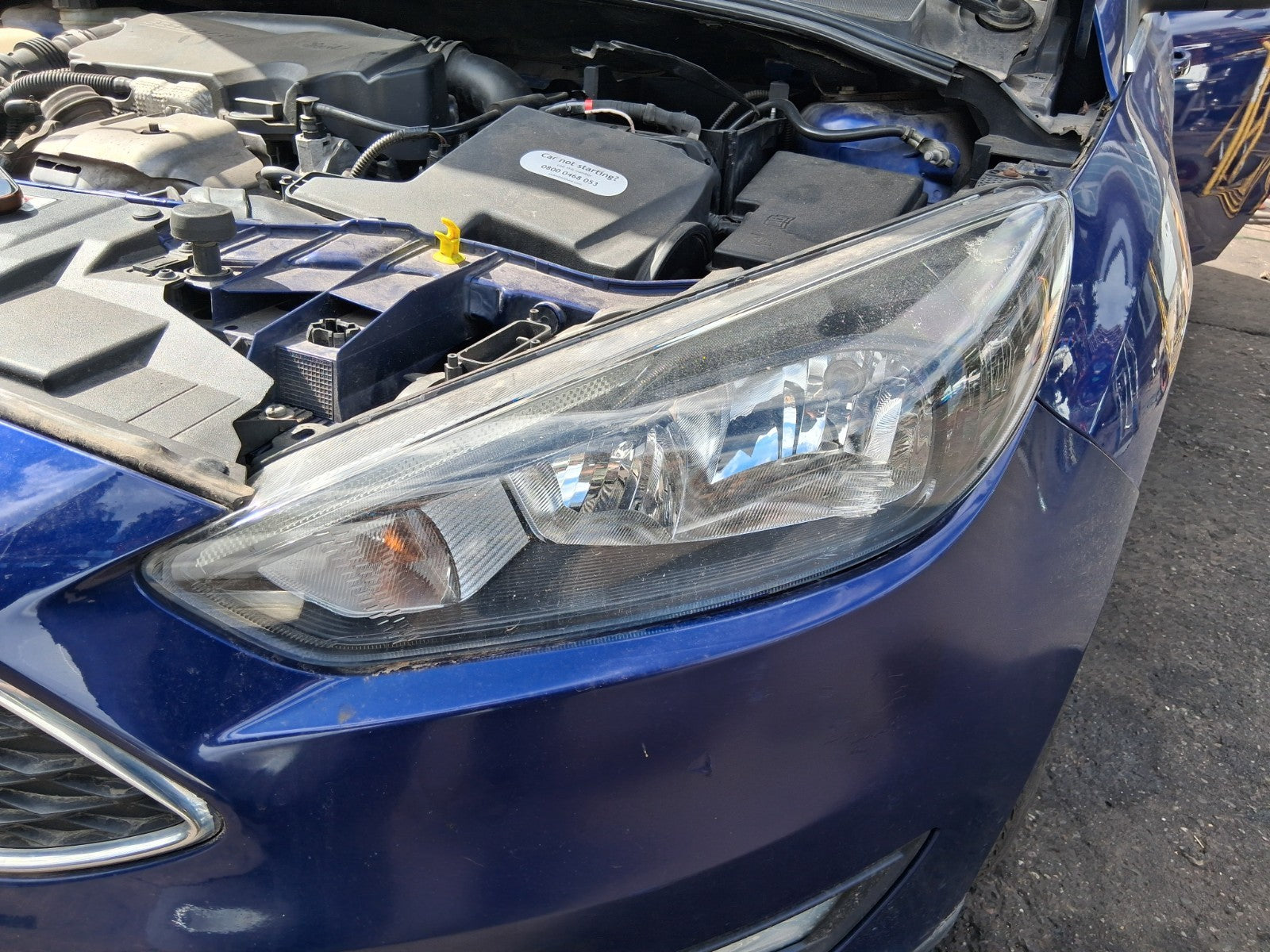 2015 FORD FOCUS MK3 NSF PASSENGER SIDE FRONT HEADLIGHT HEADLAMP F1EB13W030HC