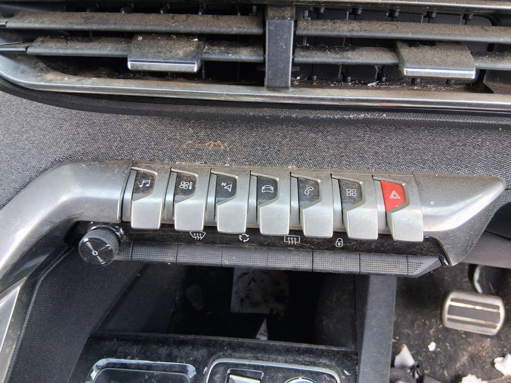 2023 PEUGEOT 5008 MK2 AC HEATER CLIMATE CONTROL SWITCH PANEL