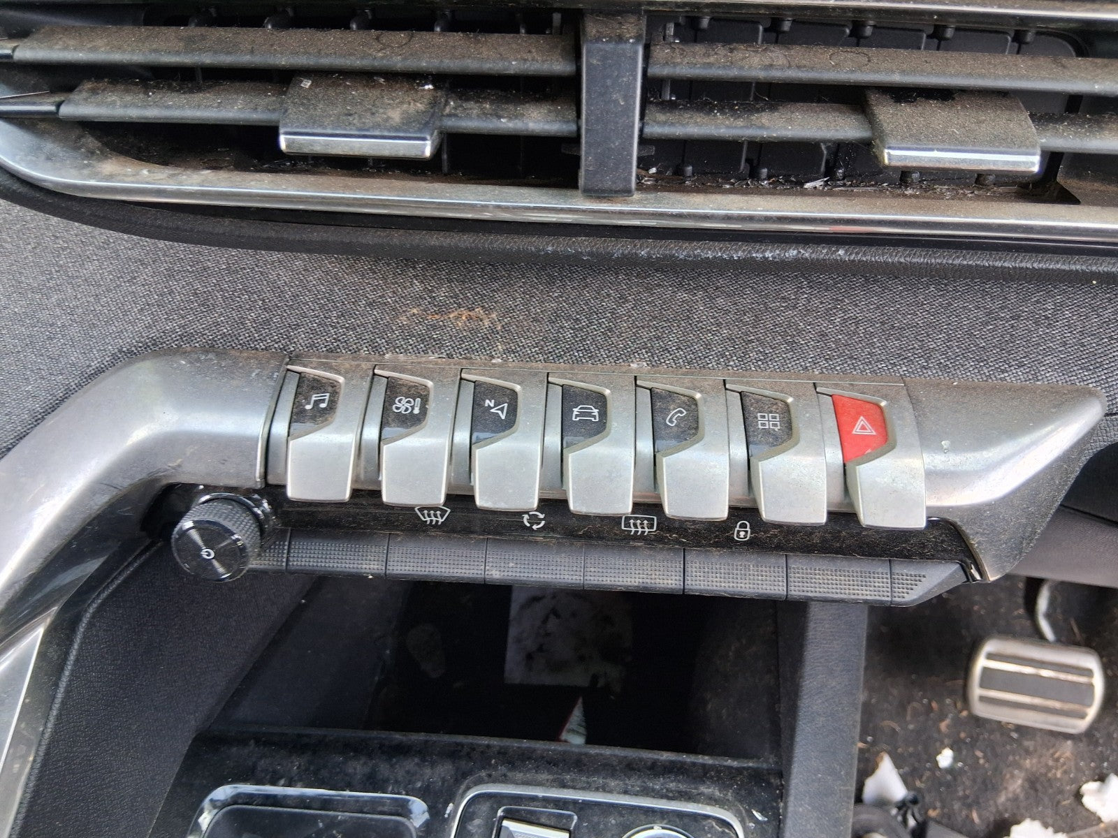 2023 PEUGEOT 5008 MK2 AC HEATER CLIMATE CONTROL SWITCH PANEL