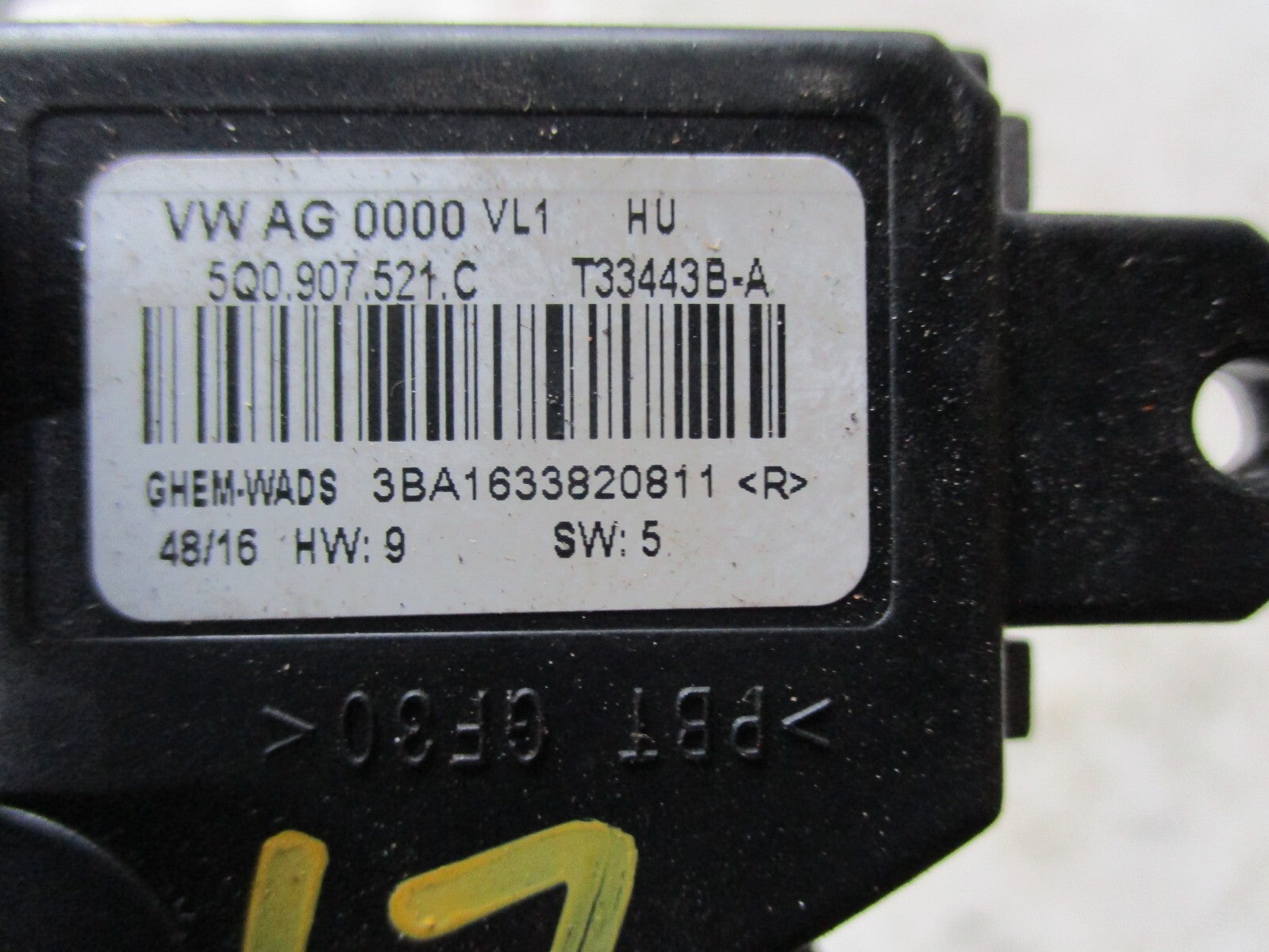 VW VOLKWAGEN GOLF MK7 2017 CDF HEATER BIOLER RESISTOR  5Q0907521C
