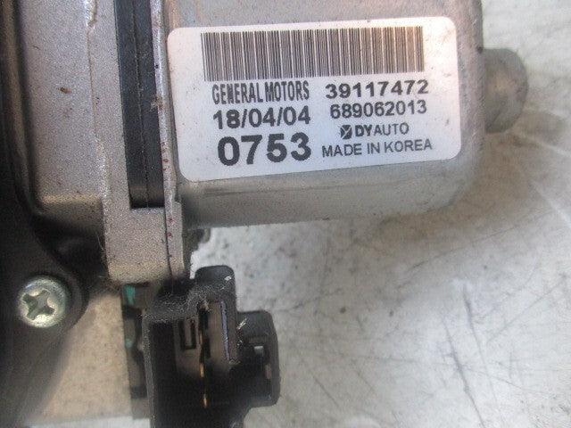 2019 VAUXHALL INSIGNIA  FRONT WIPER MOTOR 39117472