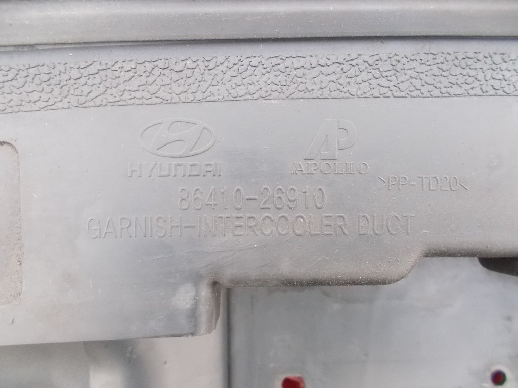 2005 HYUNDAI SANTA FE MK1 INTERCOOLER DUCT BONNET PLASTIC PANEL 8641026910