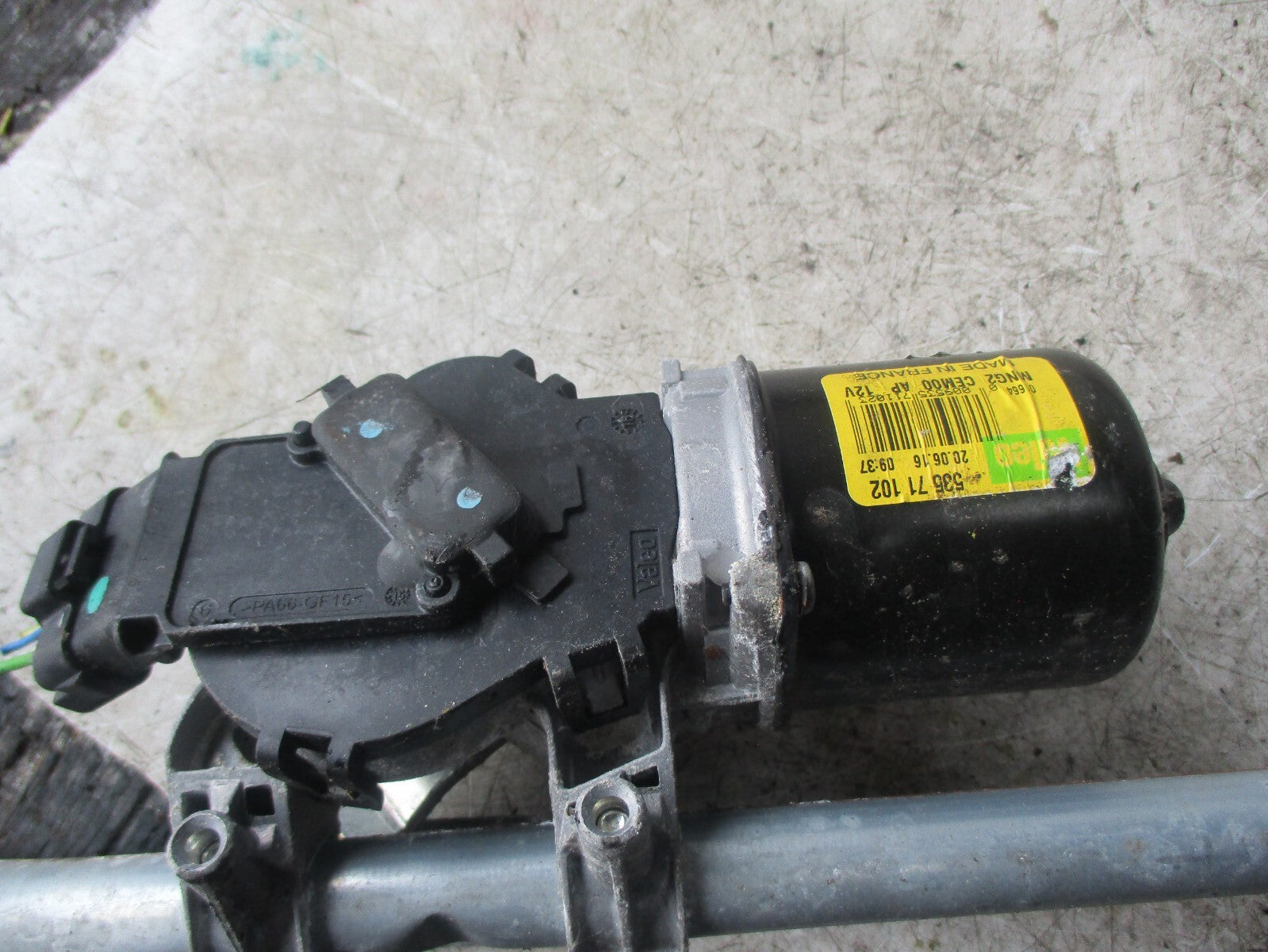 CITROEN C3 PICASSO 2016 FRONT WIPER MOTOR & LINKAGE 9675710780