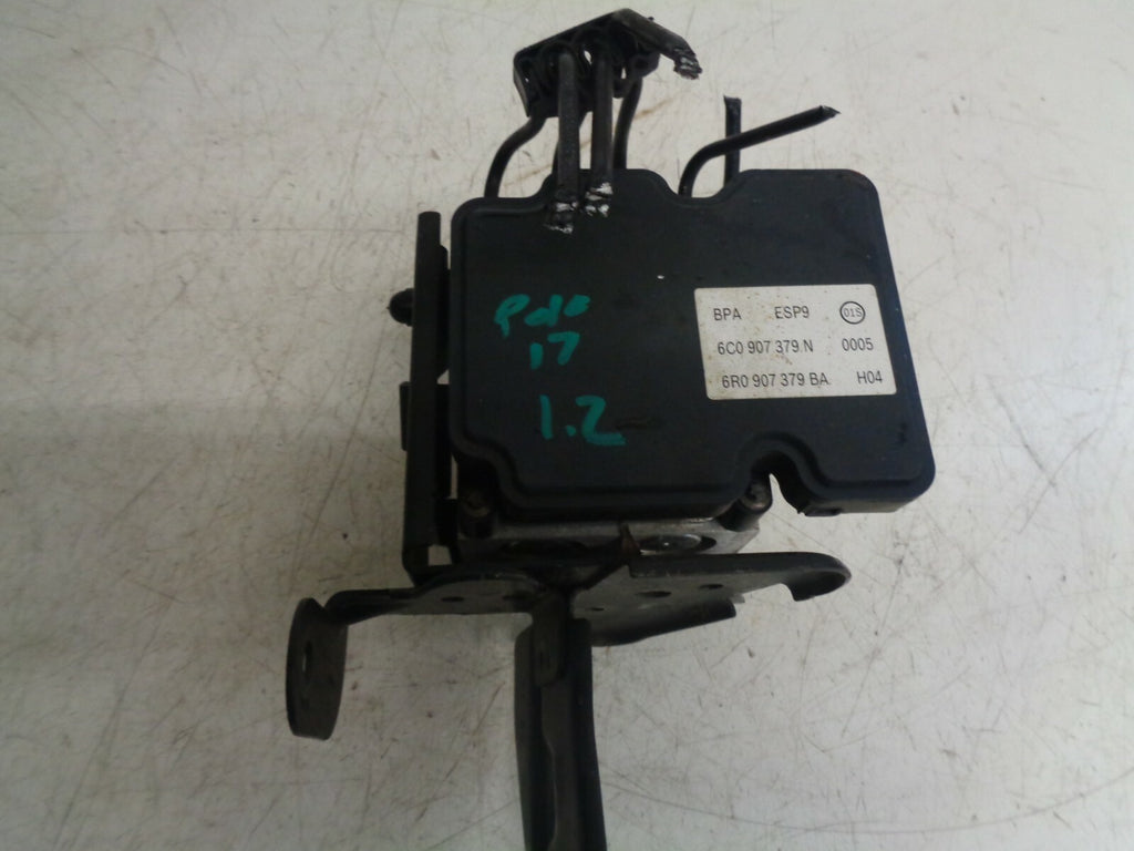 VW VOLKSWAGEN POLO 6R 2017  SEAT IBIZA 1.2 TSI ABS PUMP & MODULATOR 6C0907379N