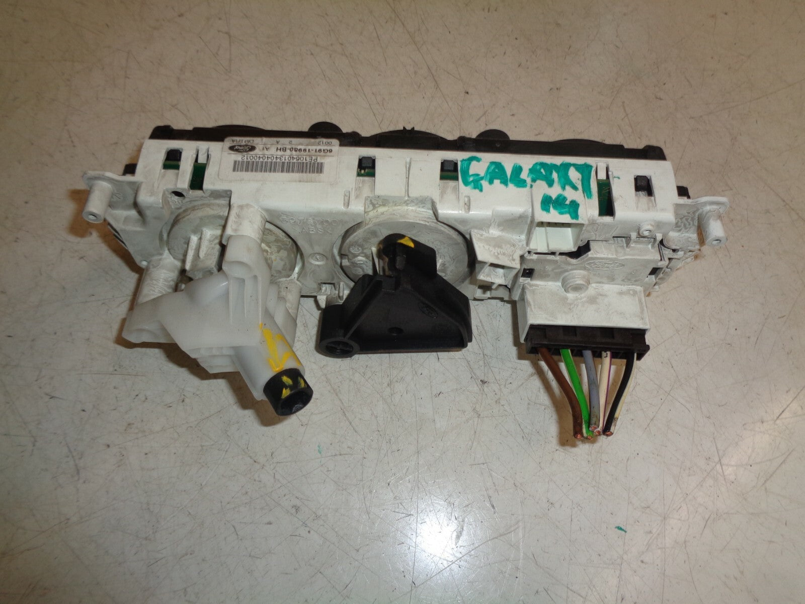 FORD GALAXY 2014 MK3 HEATER AC CLIMATE CONTROL SWITCH PANEL 6G9119980BH