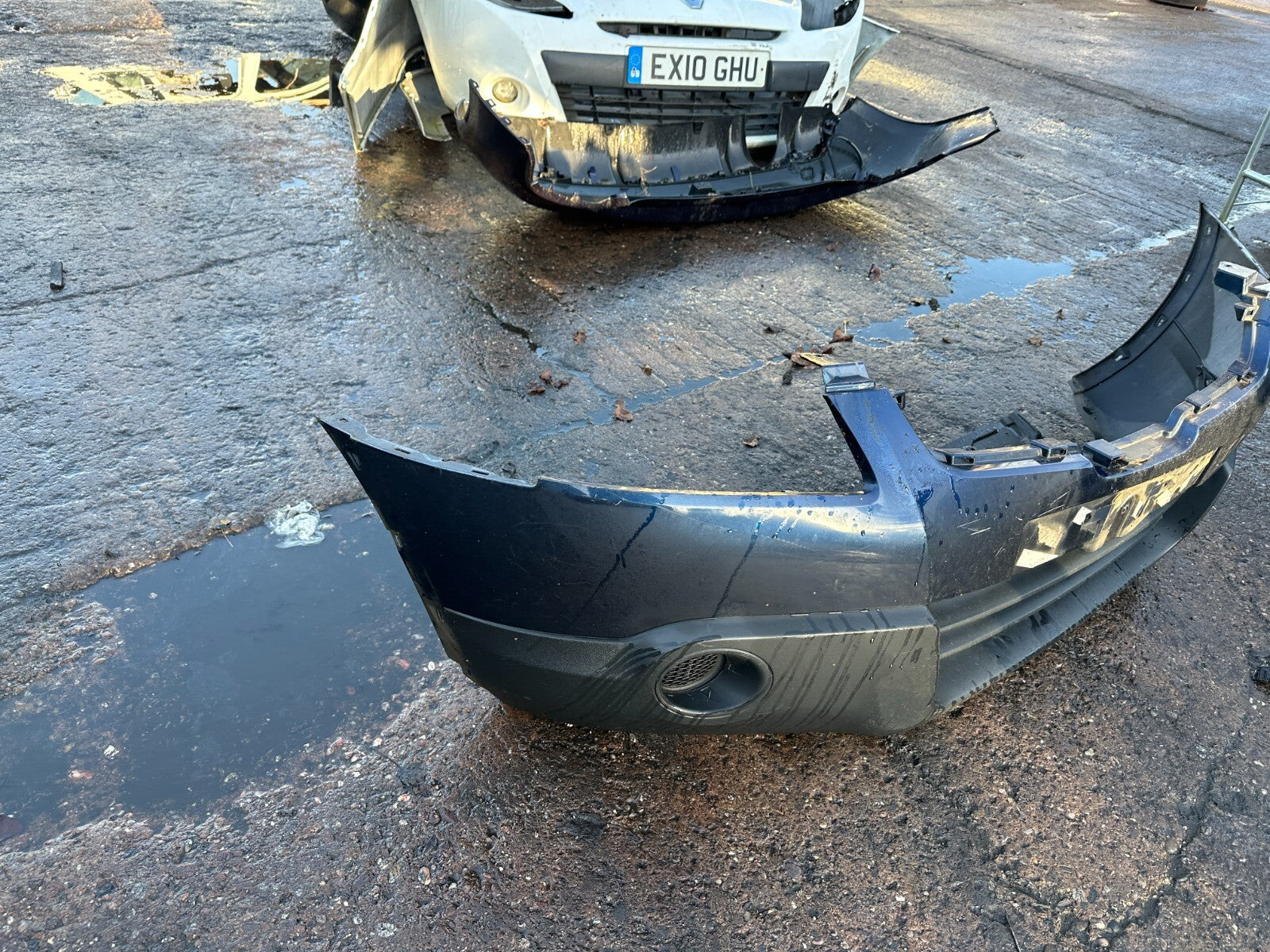 NISSAN QASHQAI J10 2009 PREFACELIFT FRONT COMPLETE BUMPER BLUE