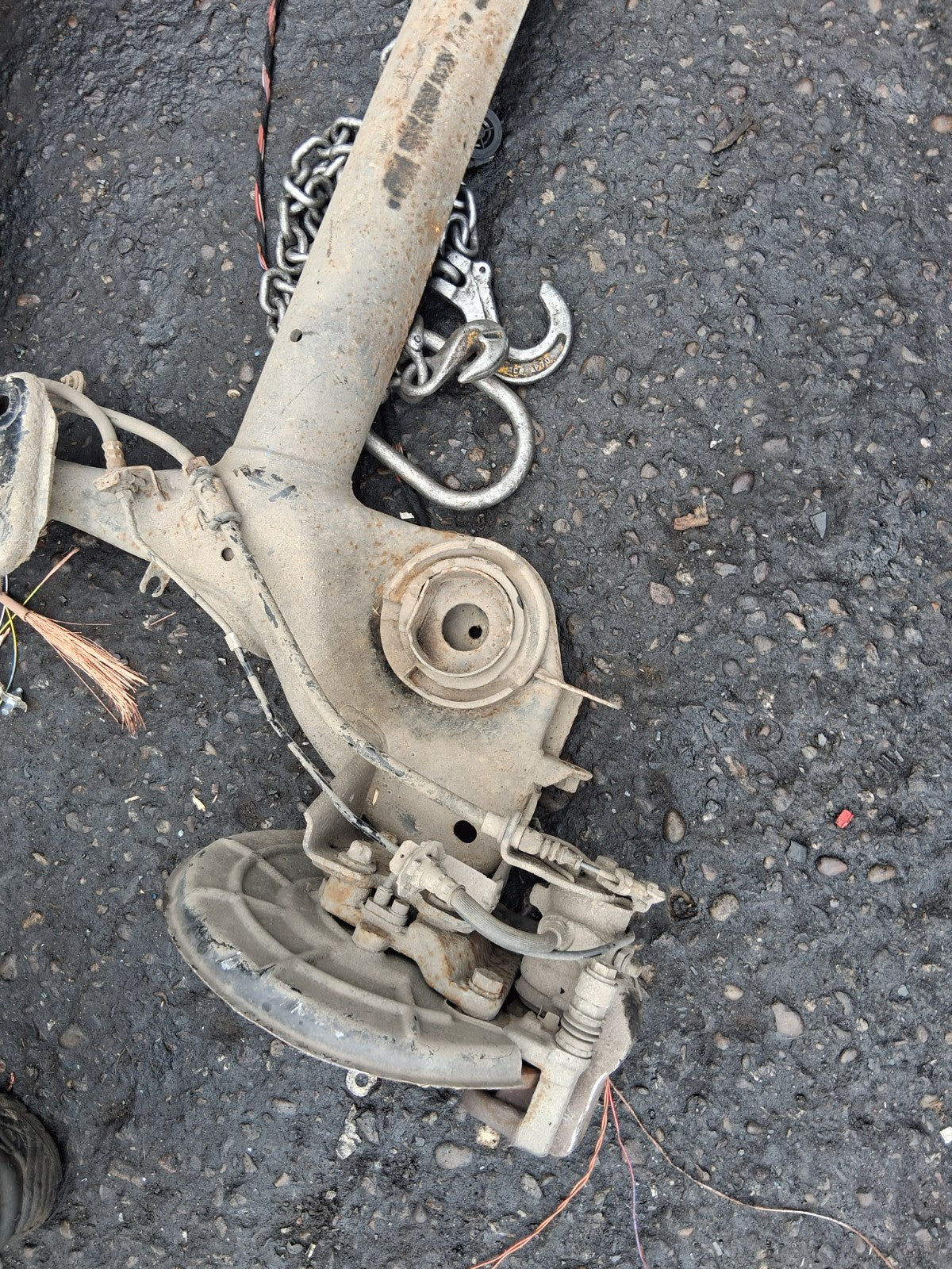 2016 VAUXHALL CORSA E REAR AXLE BEAM DISC TYPE