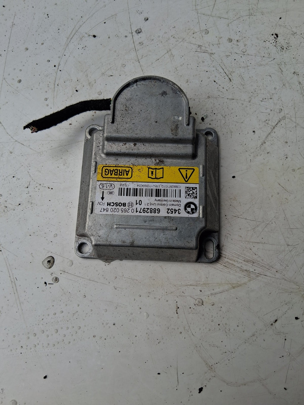 BMW F30 3 SERIES 2017 AIRBAG CONTROL ECU MODULE UNIT  34526882971