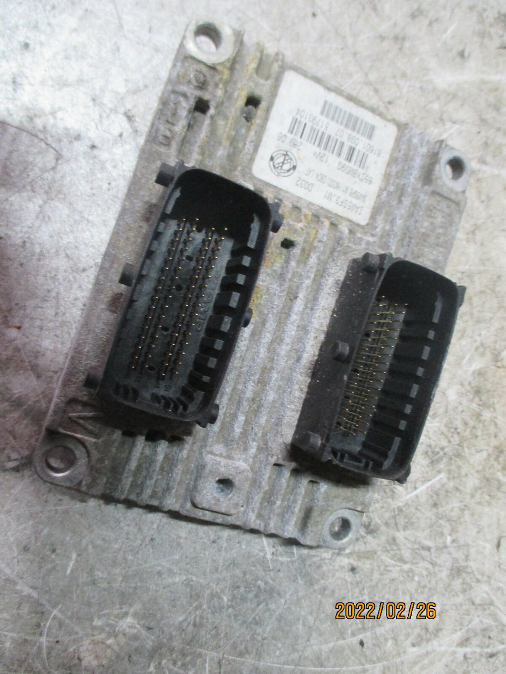 FIAT PUNTO EVO MK3 2013 1.2 PETROL ECU ENGINE CONTROL MODULE 51793104