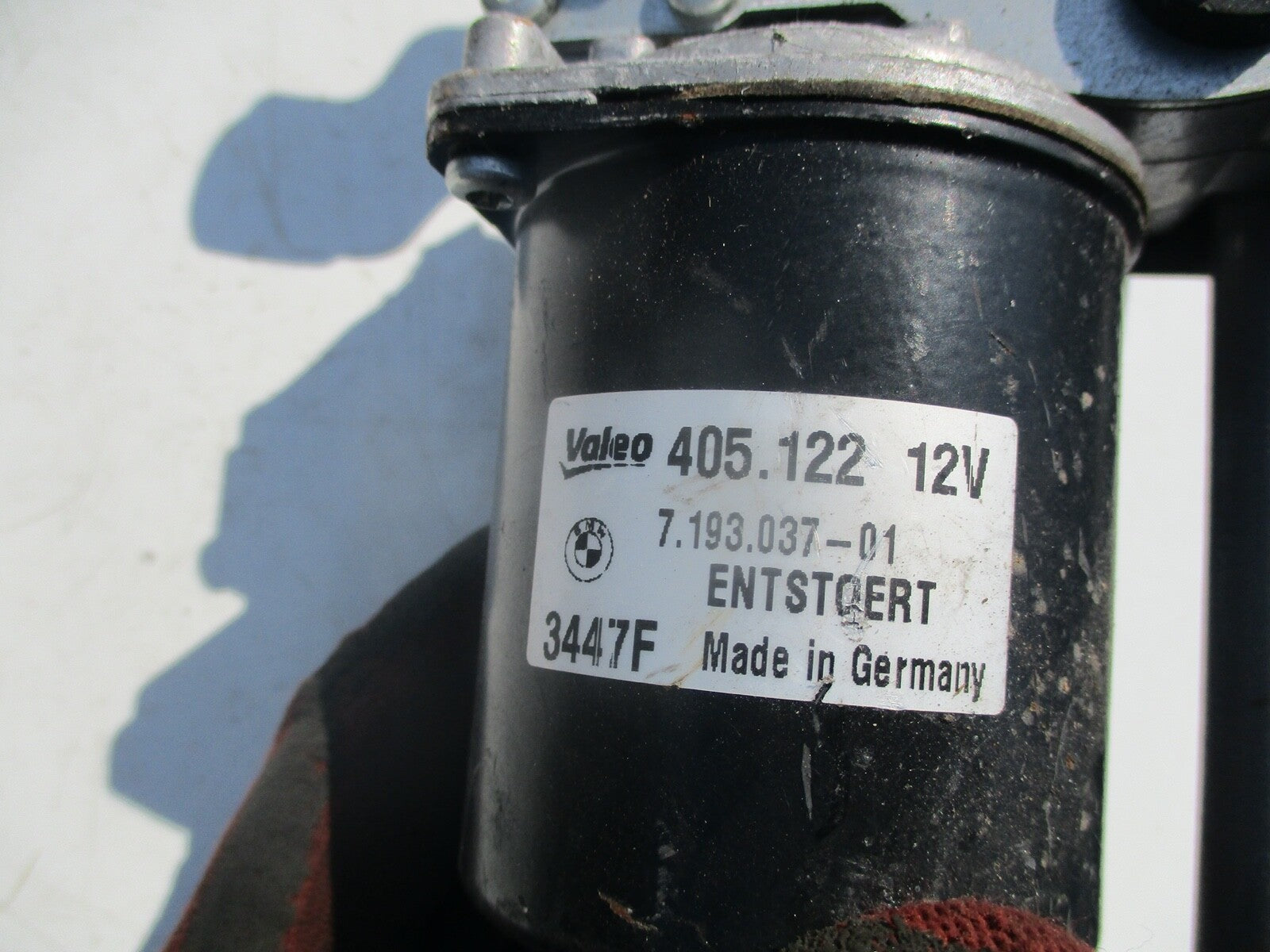 BMW 1 SERIES E87 1.6 2006 FRONT WIPER MOTOR AND MECHANISM 7 193 037 01