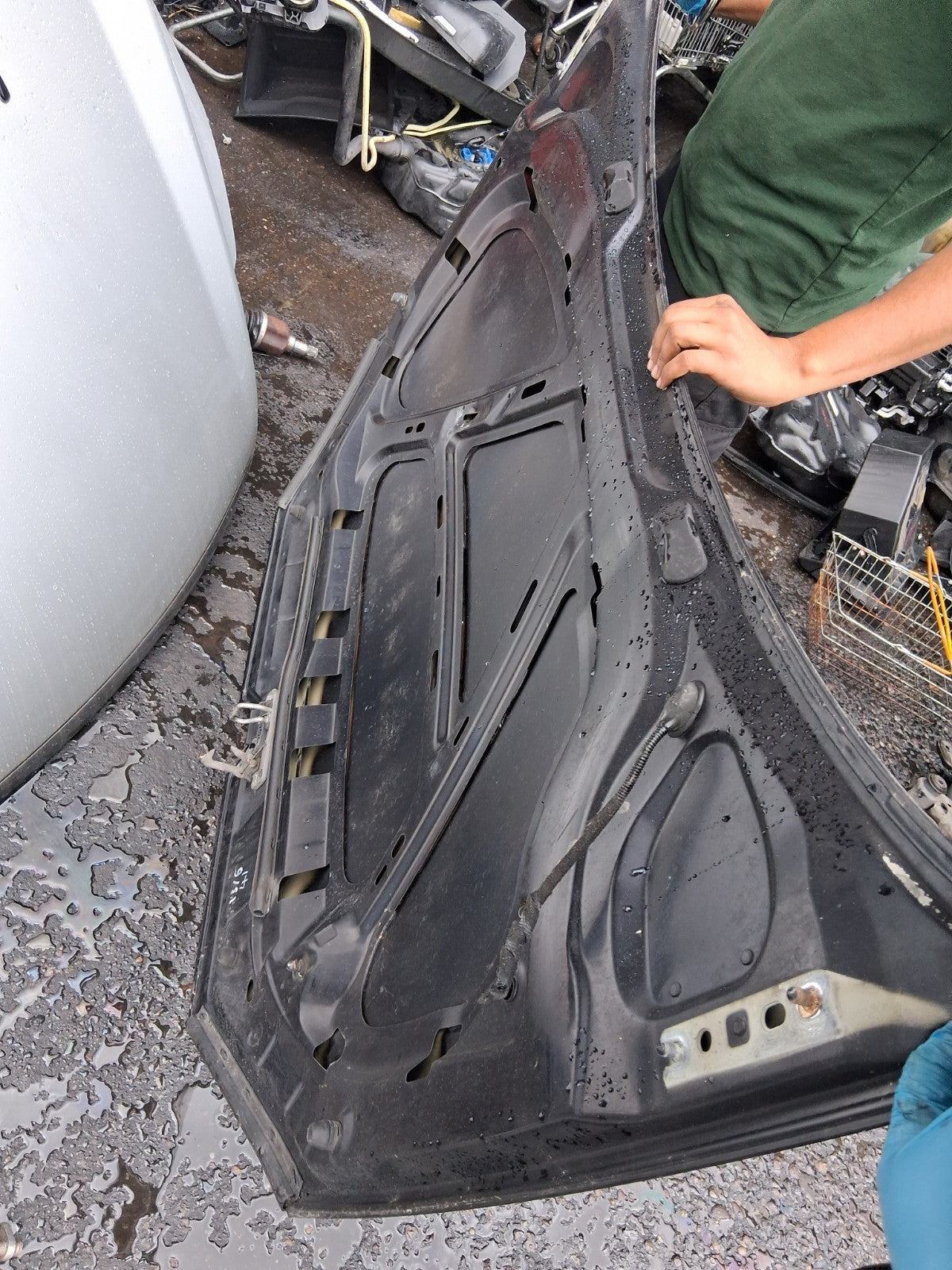 VW VOLKSWAGEN GOLF MK6 2012 FRONT BONNET HOOD PANEL DEEP BLACK LC9X