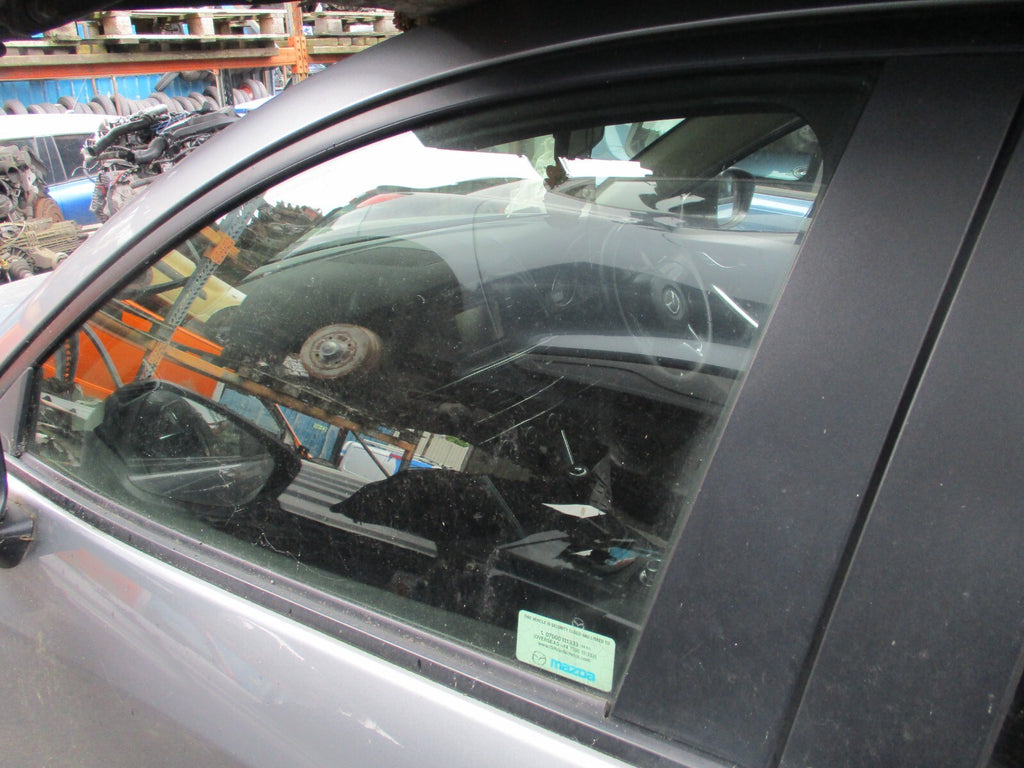 2013 MAZDA CX 5 MK1 NSF PASSENGER SIDE FRONT WINDOW GLASS