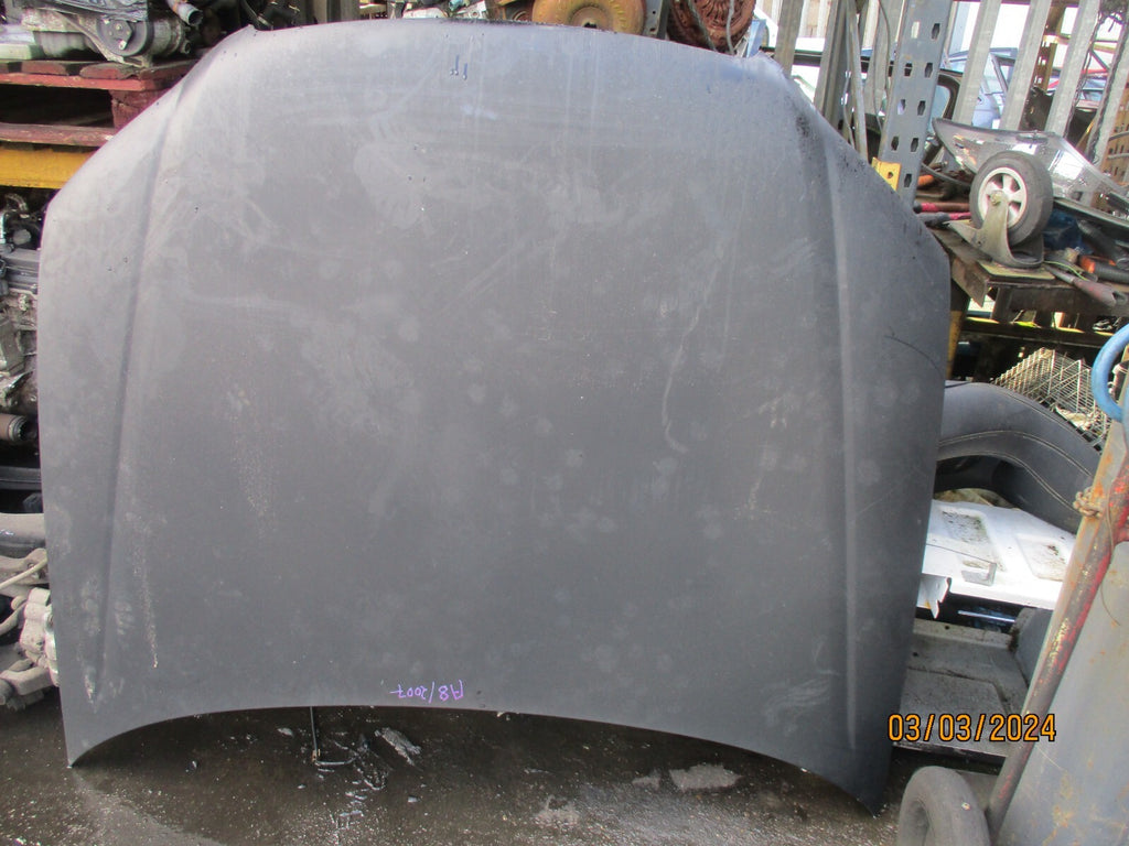 AUDI A8 D3 4E 2008 FRONT COMPLETE BONNET HOOD MATT BLACK