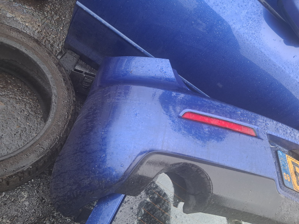 2008 MAZDA 3 BL TAKARA COMPLETE REAR BUMPER BLUE
