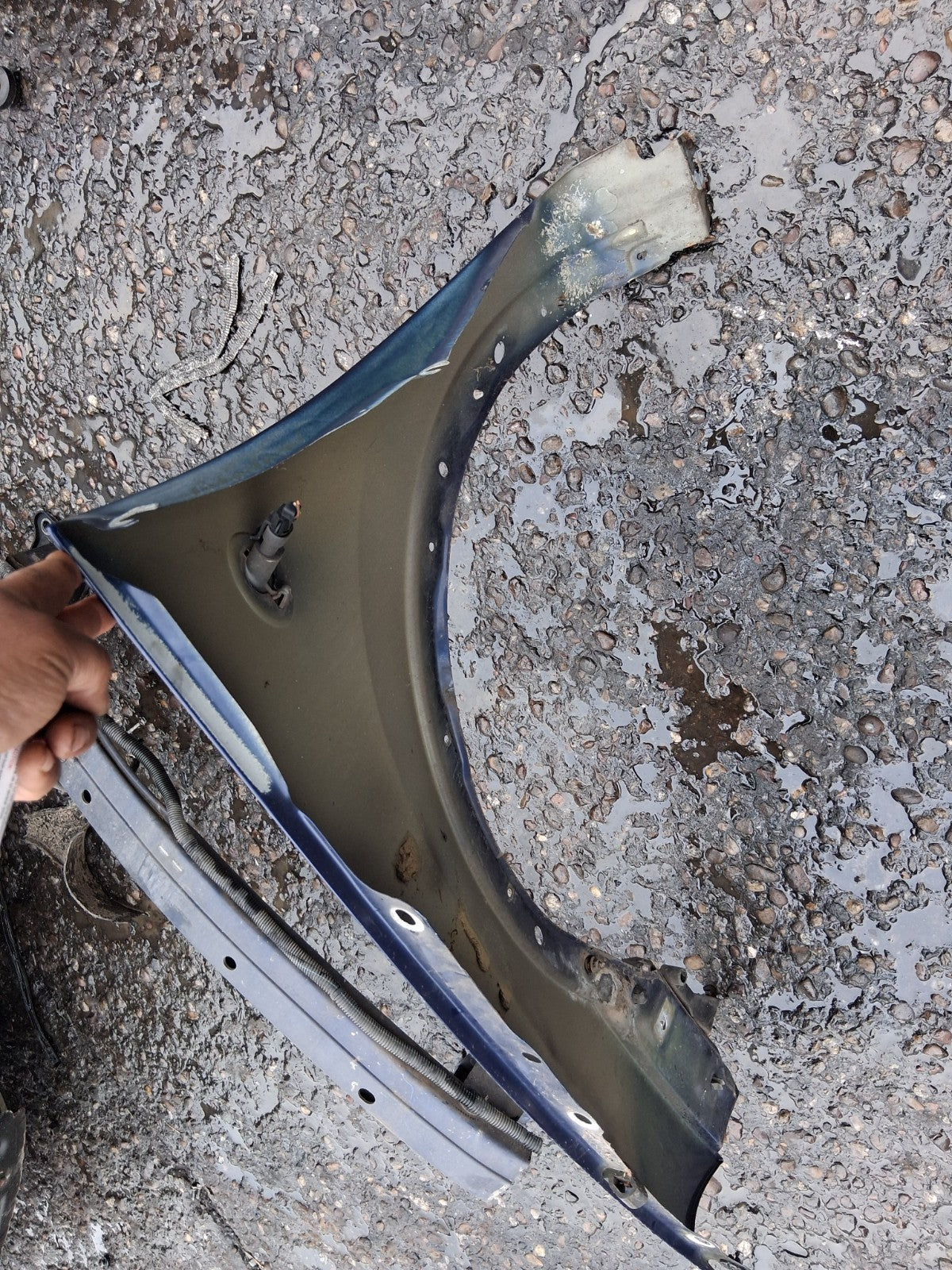 2005 VAUXHALL CORSA C OSF DRIVER SIDE FRONT RIGHT WING PANEL BLUE