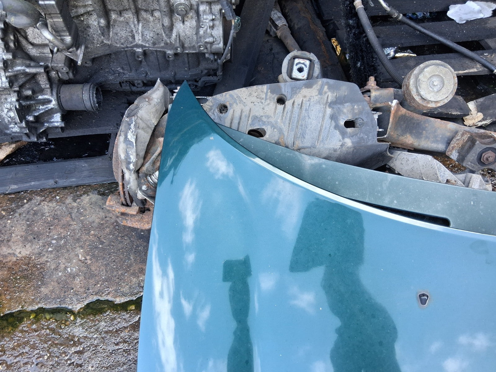 MG MGF 1996 MK1 FRONT BONNET HOOD PANEL GREEN