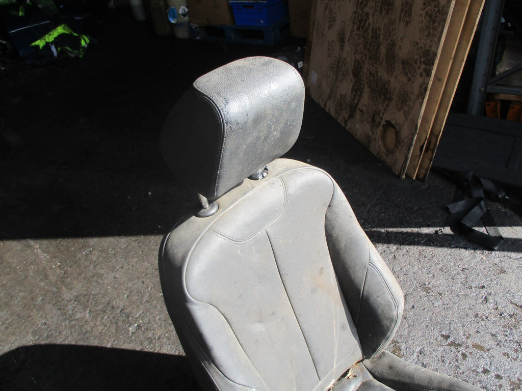 BMW 3 SERIES F30 2017 NSF PASSENGER SIDE FRONT LEATHER SEAT
