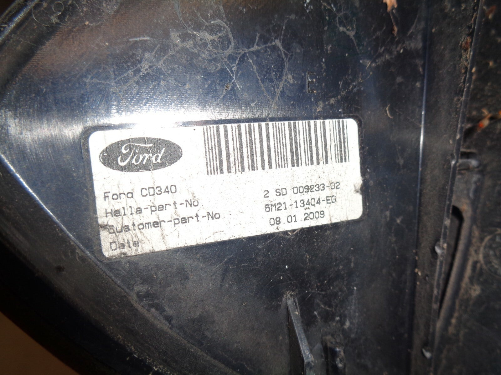 FORD GALAXY MK3 2010 OS DRIVER SIDE REAR TAILLIGHT 6M2113404EG