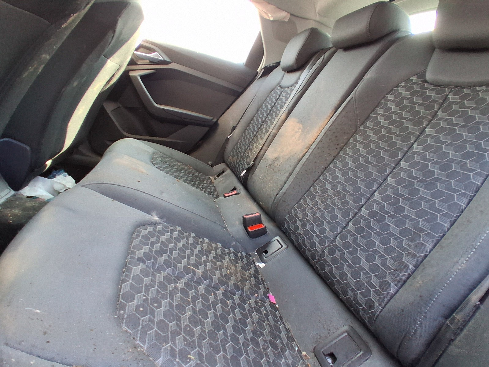 2023 AUDI A1 SPORT MK2 GB REAR COMPLETE BACK AND BENCH SEATS SEAT FABRIC
