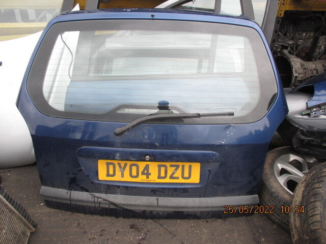 VAUXHALL ZAFIRA A 2004 REAR COMPLETE TAILGATE BOOTLID BLUE