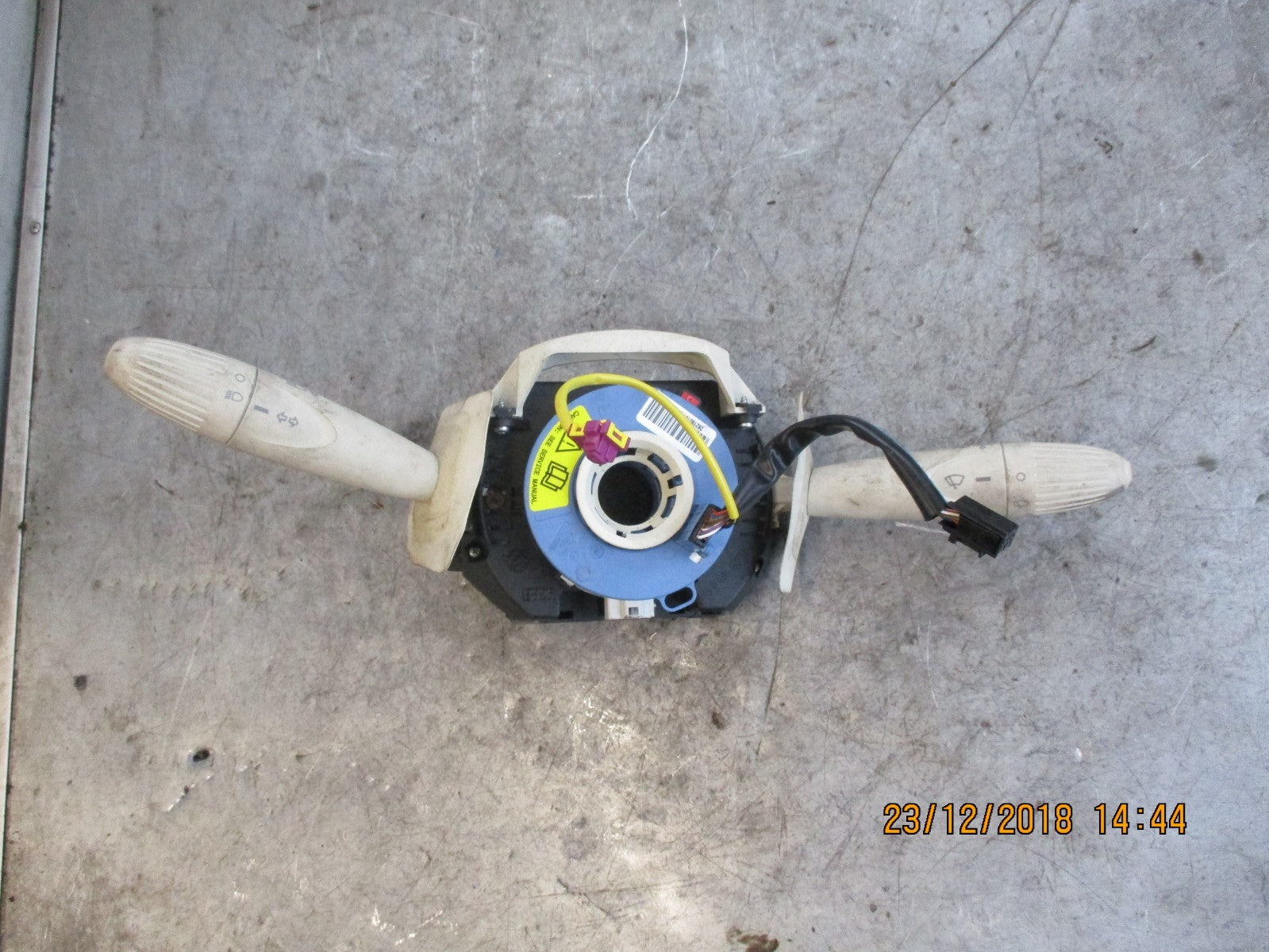 FIAT 500 312 2014 INDICATOR & WINDSCREEN WIPER STALKS SQUIB 07356283580