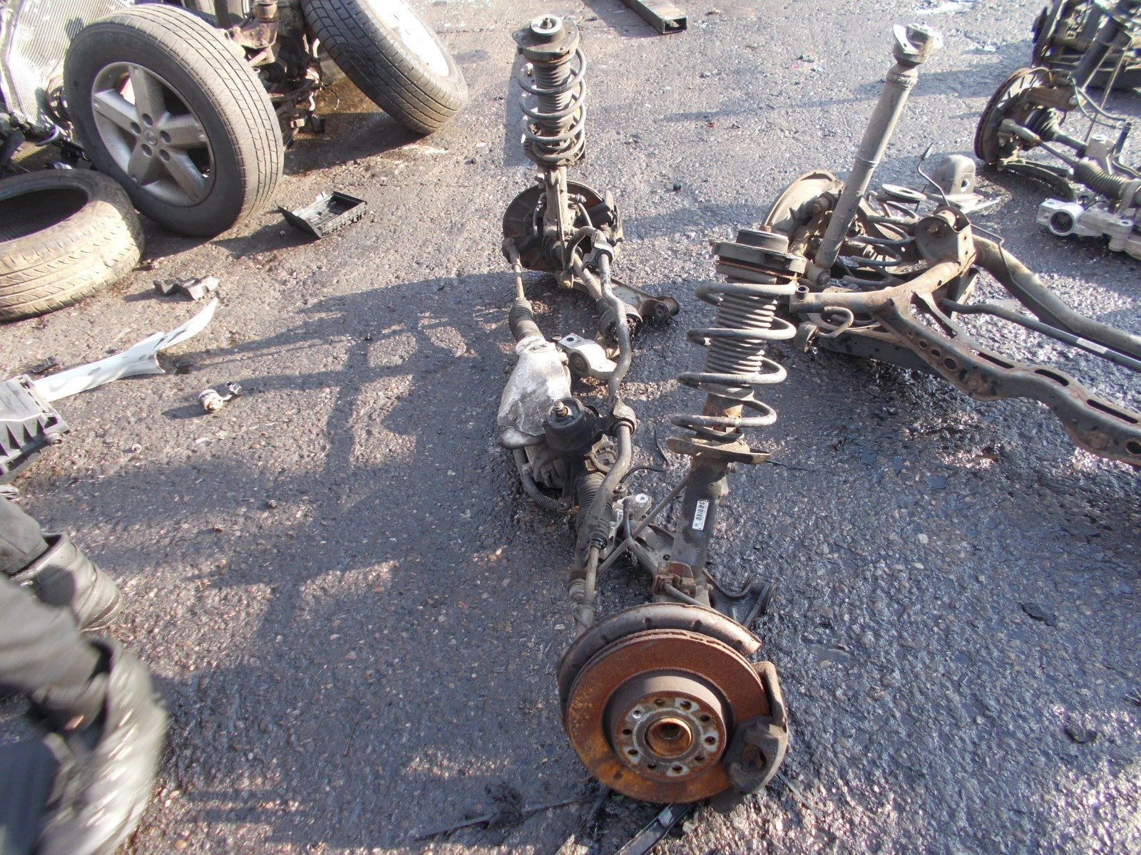 AUDI A3 8PA (MK2) SPORTBACK 2004-2012 2.0 TDI FRONT SUSPENSION HUBS LEGS SHOCKS