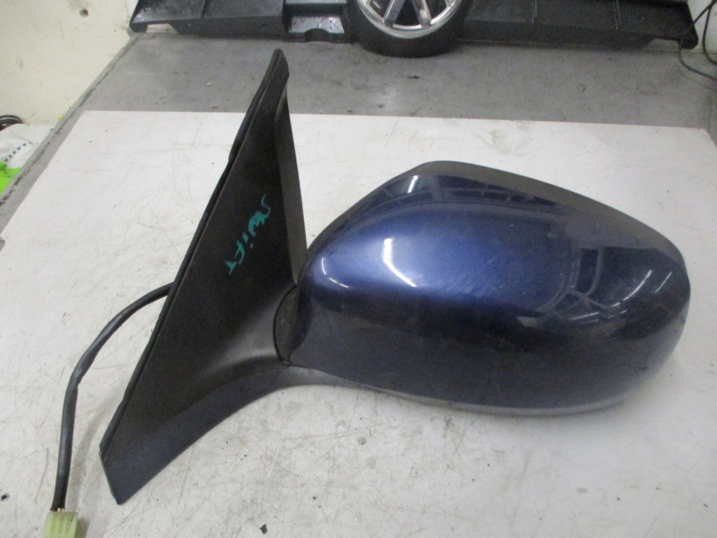 SUZUKI SWIFT MK2 2007 NS PASSENGER SIDE ELECTRIC DOOR WING MIRROR BLUE 8470262J2