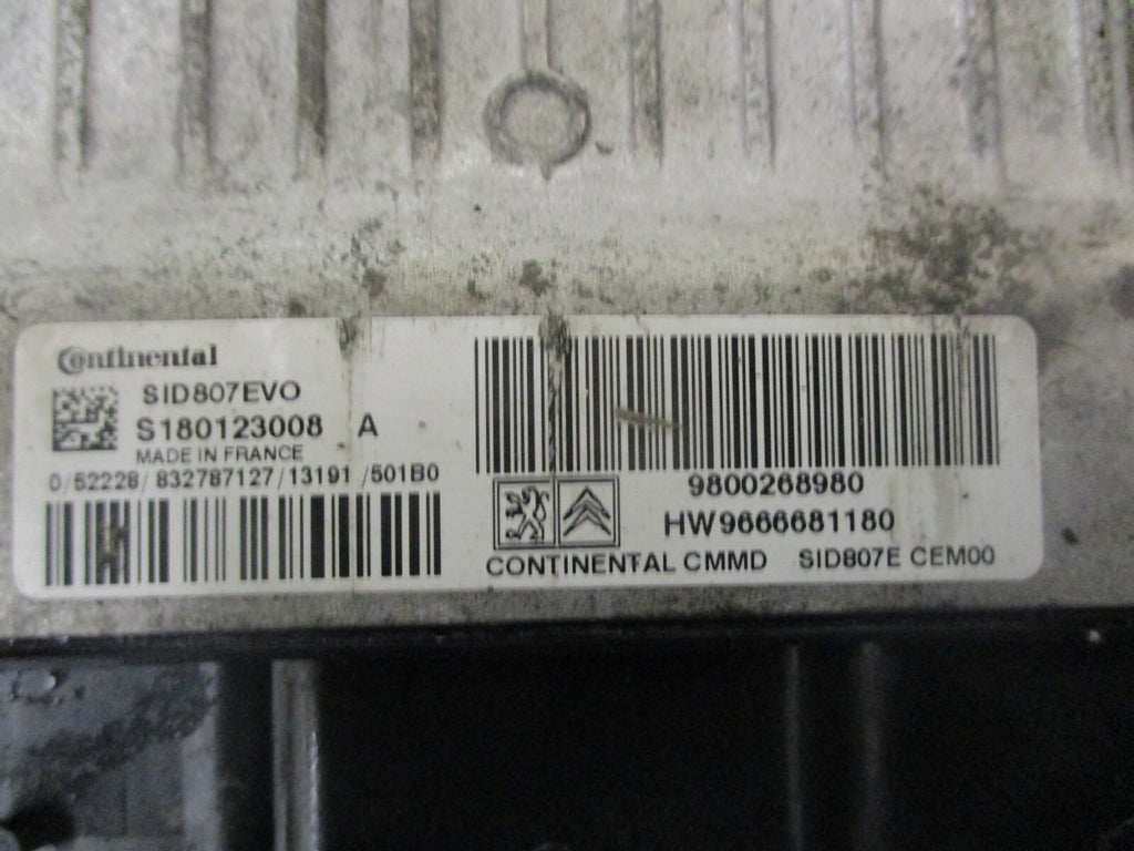 CITROEN C4 GRAND PICASSO 2008 1.6 HDI ECU ENGINE CONTROL UNIT MODULE 9800268980