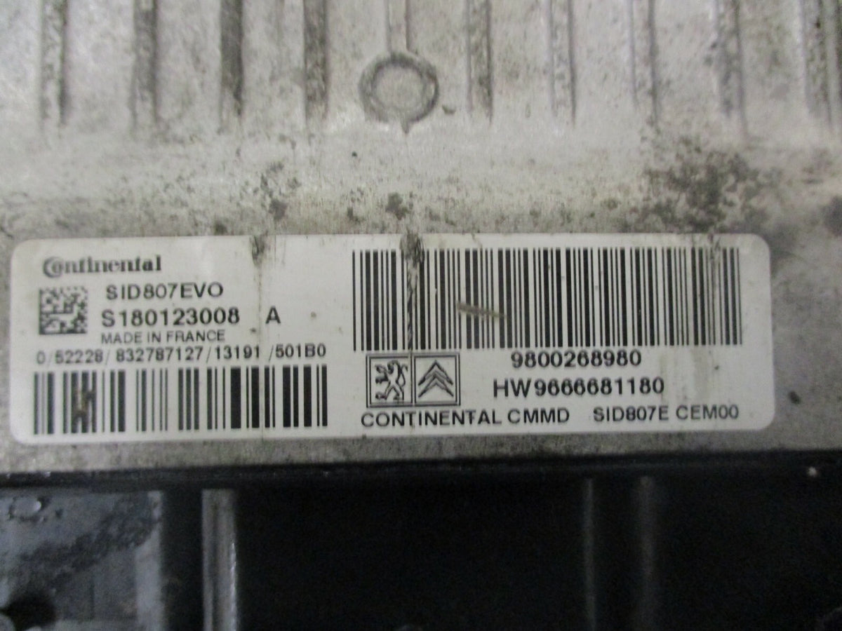 CITROEN C4 GRAND PICASSO 2008 1.6 HDI ECU ENGINE CONTROL UNIT MODULE 9800268980