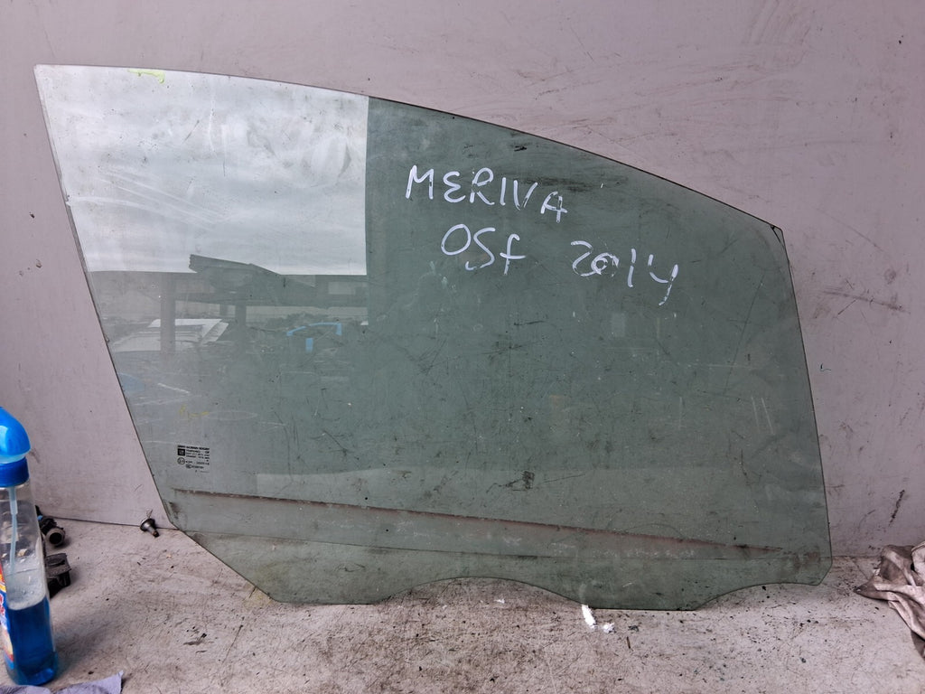 VAUXHALL MERIVA B 2014 OSF DRIVER SIDE FRONT RIGHT WINDOW GLASS 43R000016