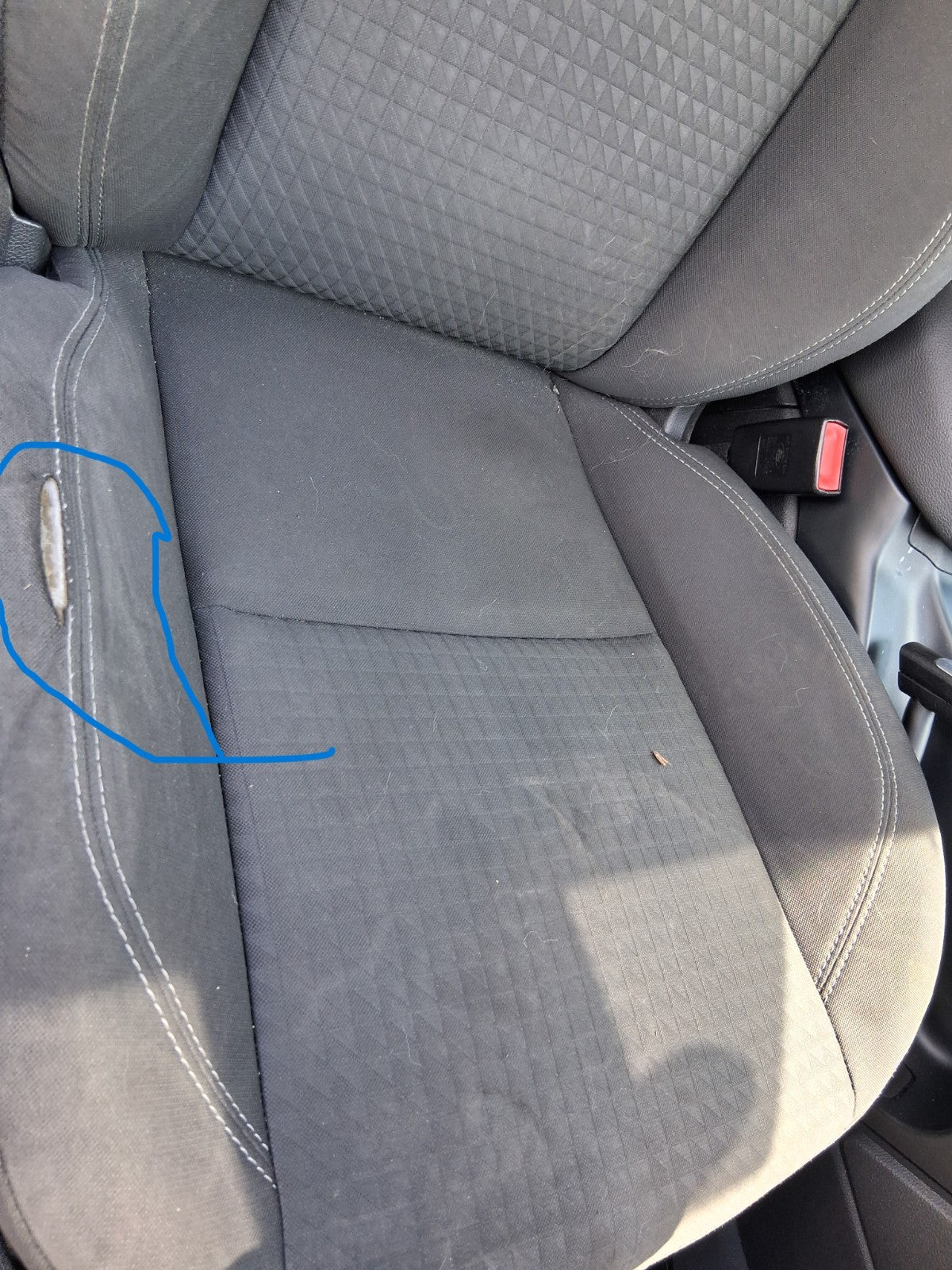 2015 FORD GRAND C MAX MK2 OSF DRIVER SIDE FRONT RIGHT FABRIC SEAT