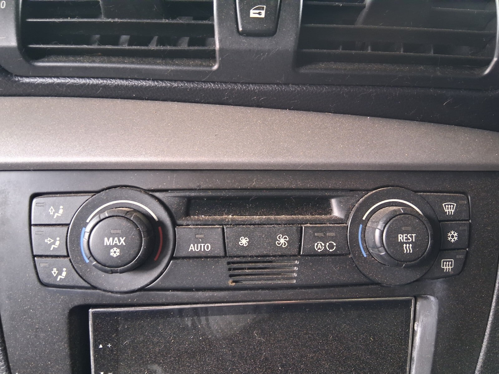 2011 BMW 1 SERIES AC HEATER CLIMATE CONTROL SWITCH PANEL