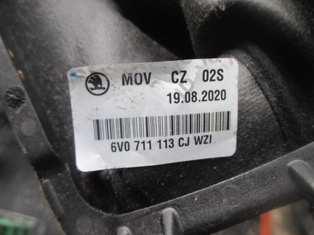 SKODA FABIA TYPE NJ 2020 5 SPEED MANUAL GEAR KNOB AND GAITER 6V0711113CJ
