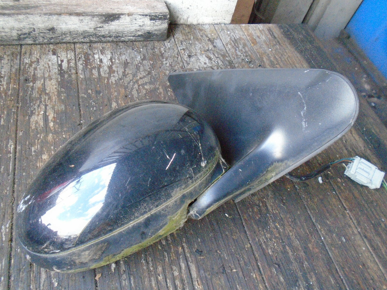 ROVER 25 2004 FACELIFT 2.0 DIESEL OS DRIVER SIDE WING MIRROR BLACK