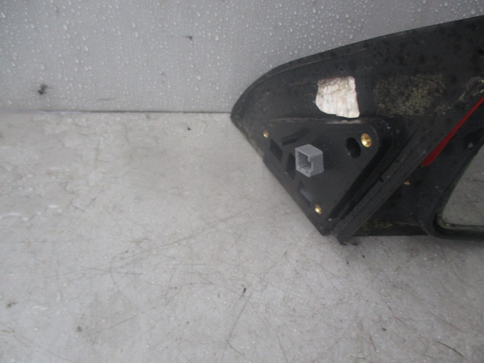 KIA CEED 2008 5 DOOR OS DRIVER SIDE ELECTRIC WING MIRROR IN RED