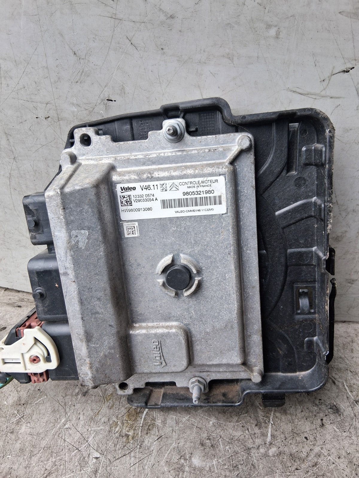 2012 PEUGEOT 208 1.2 PETROL ECU ENGINE CONTROL MODULE UNIT 9805321980
