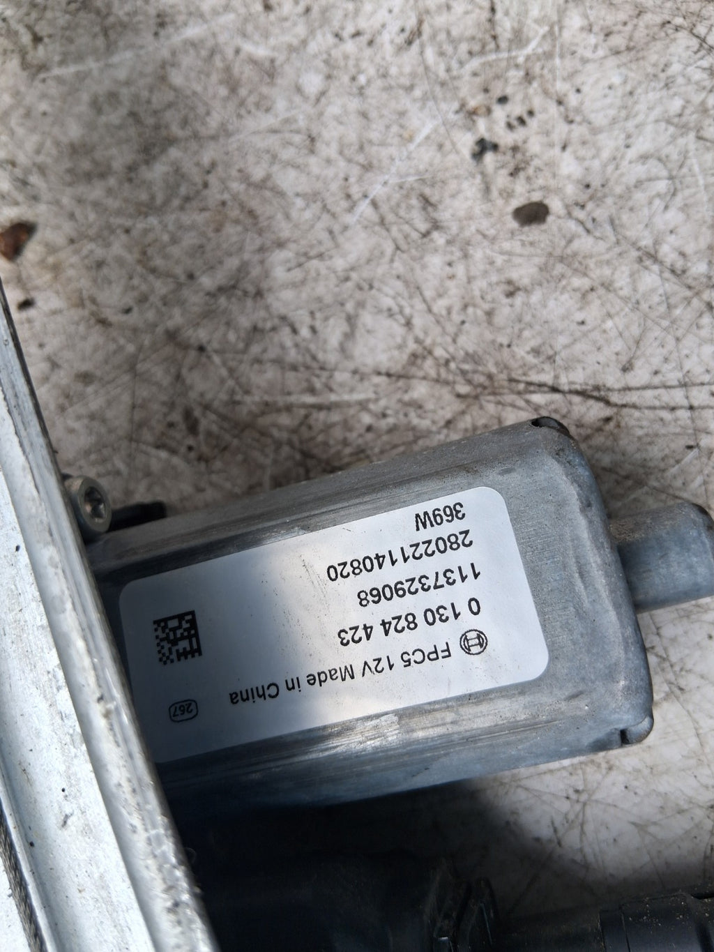 2021 CITROEN C3 MK3 NSF PASSENGER SIDE FRONT WINDOW MOTOR REGULATOR