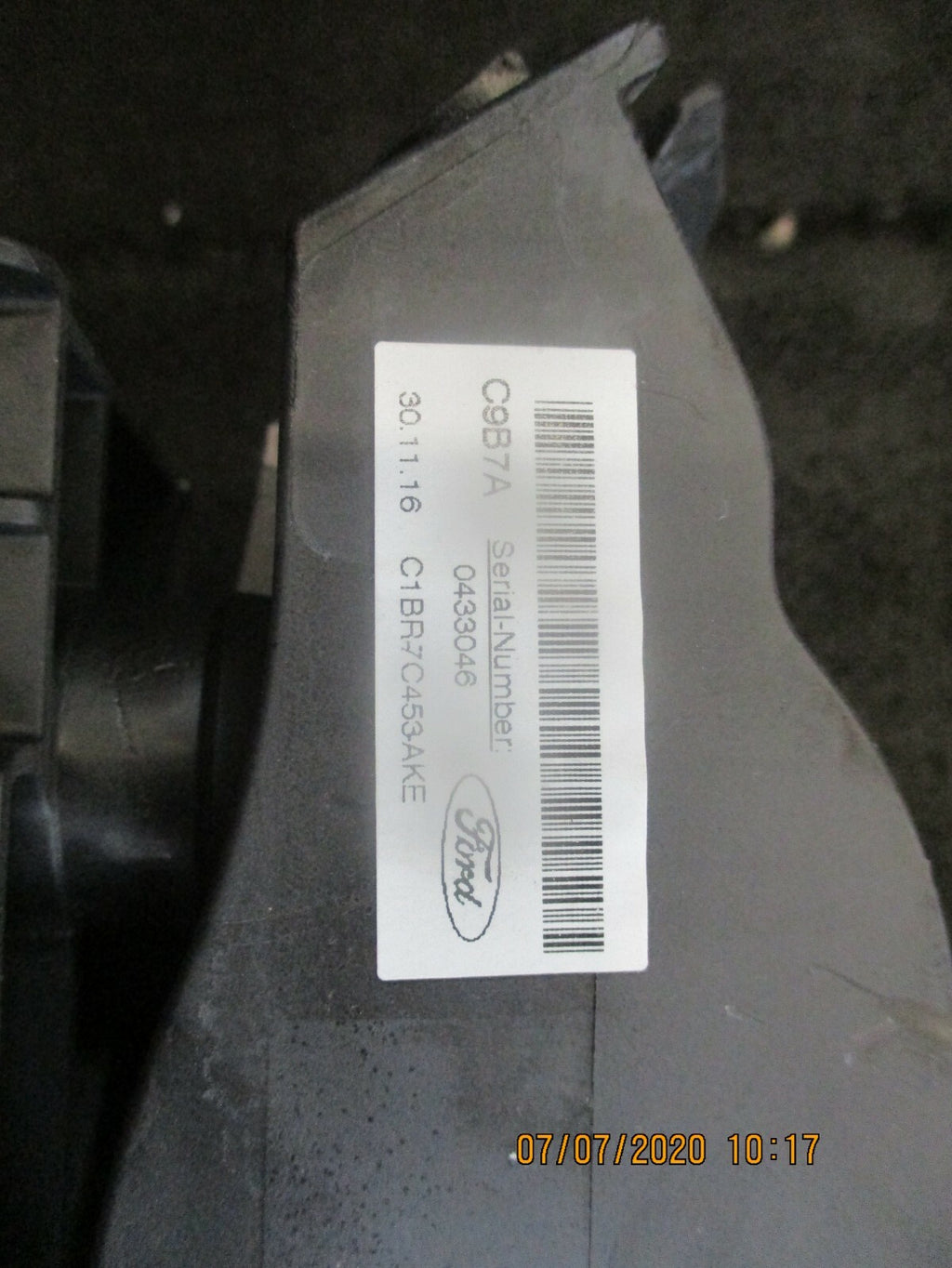 FORD FIESTA MK7 TITANIUM 2016 1.0 PETROL MANNUAL 5 SPEED GEAR LEVER C1BR7453AKE