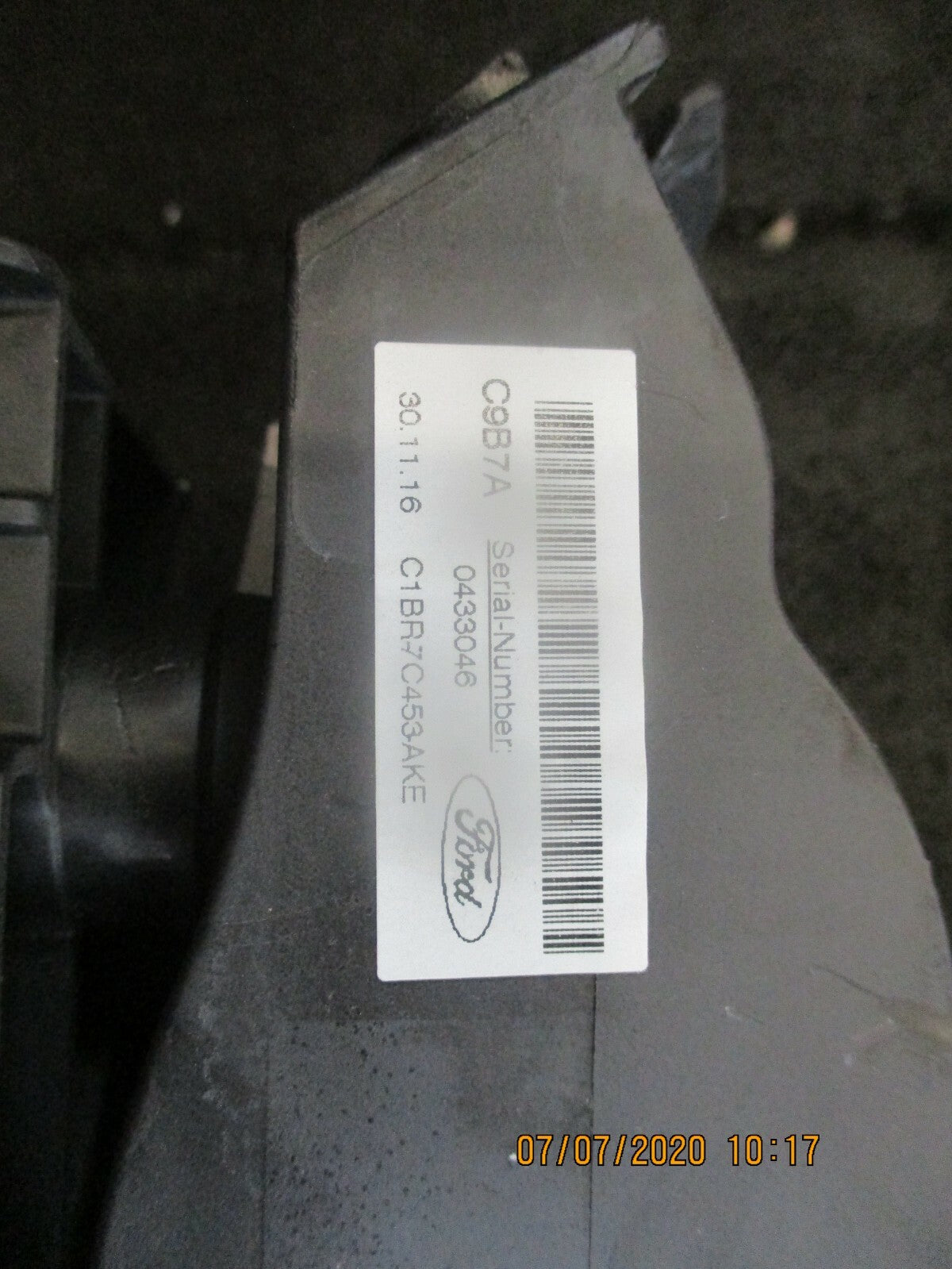 FORD FIESTA MK7 TITANIUM 2016 1.0 PETROL MANNUAL 5 SPEED GEAR LEVER C1BR7453AKE
