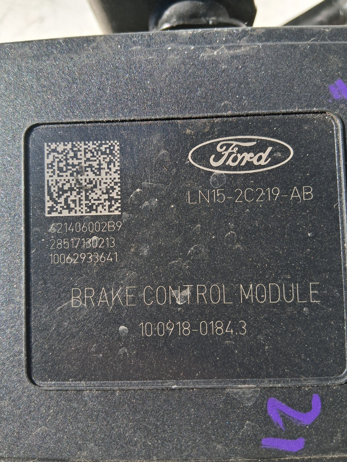 2021 FORD ECOSPORT 71 ABS PUMP AND MODULE LN152C219AB