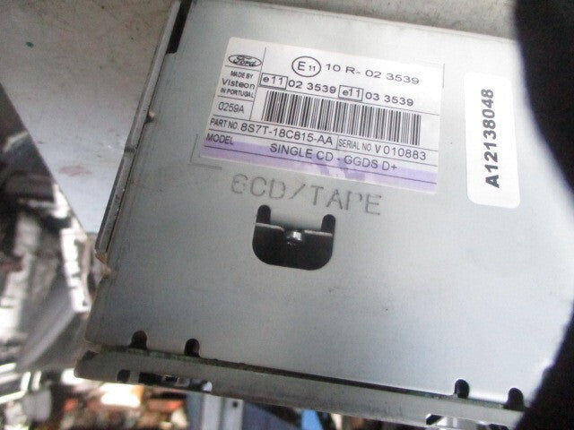 2008 FORD S-MAX RADIO CD PLAYER STEREO HEAD UNIT A12138048