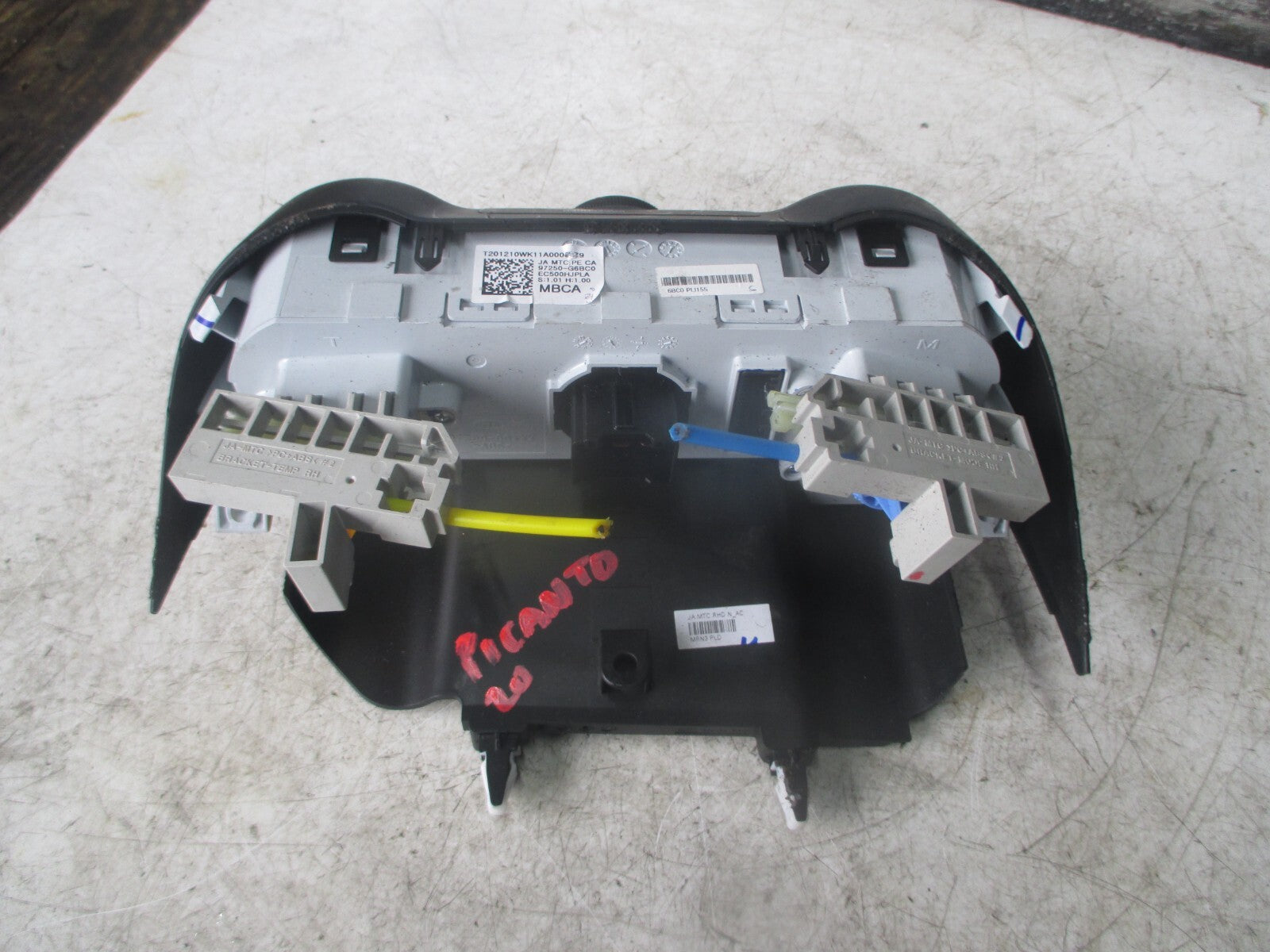 KIA PICANTO 2020 MK3 HEATER AC CLIMATE CONTROL SWITCH PANEL 97250G6BC0
