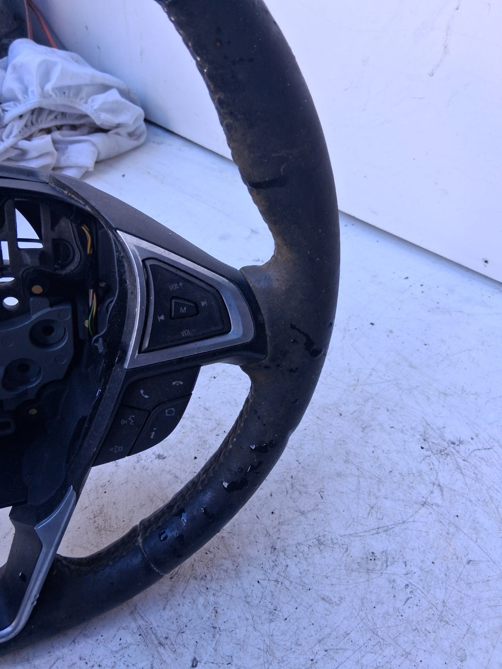 2019 FORD GALAXY MK4 MULTIFUNCTIONAL STEERING WHEEL BLACK 308045884D52
