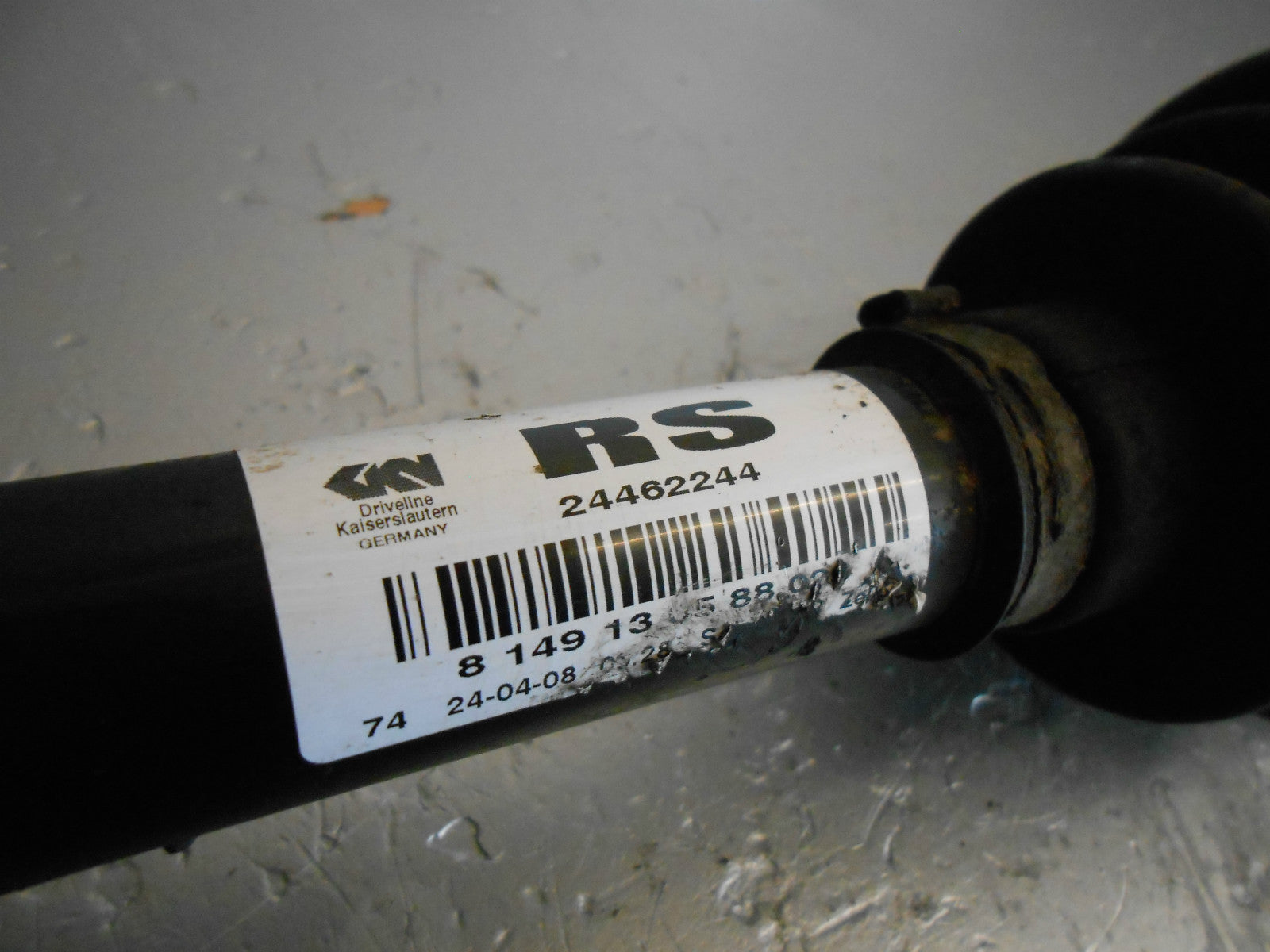 VAUXHALL ASTRA MK5 2008 1.3 CDTI PASSENGER SIDE FRONT NSF DRIVESHAFT RS24462244