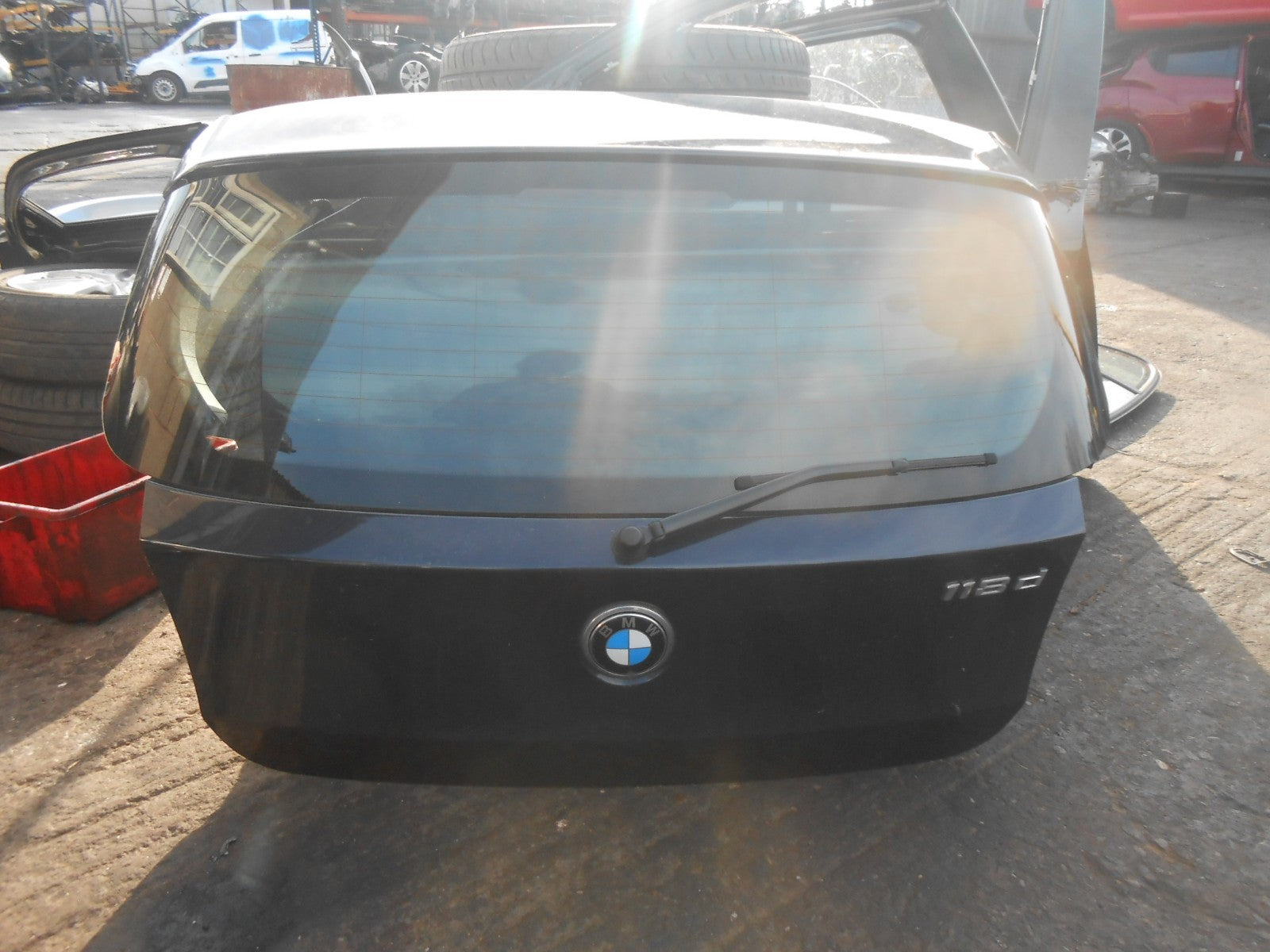 BMW 1 SERIES E87 2005 BARE BOOTLID TAILGATE A35/5 MONACOBLAU METALLIC