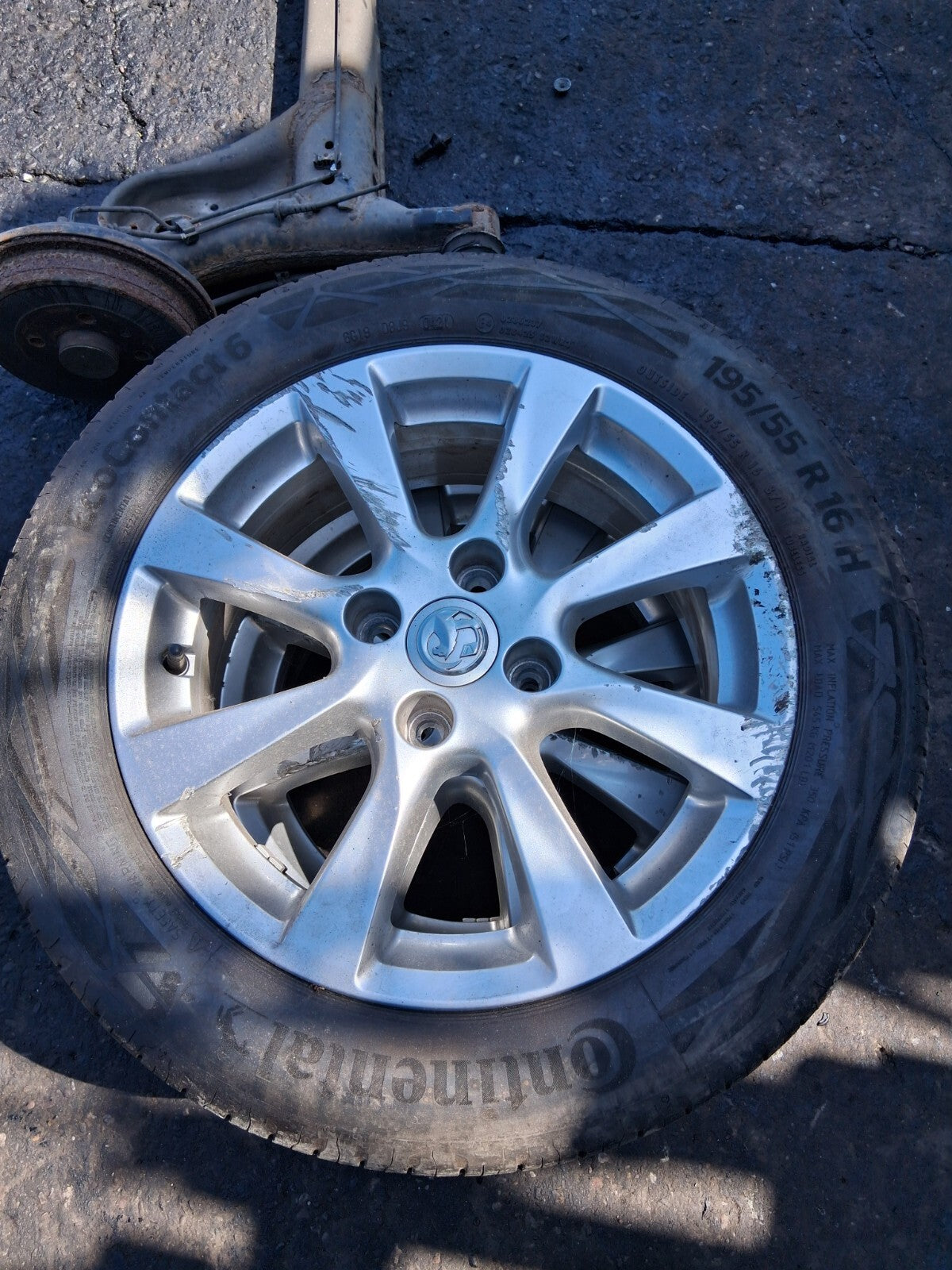 2021 VAUXHALL CORSA F 16 INCH ALLOY WHEEL WITH TYRE 195/55R16 9332274480