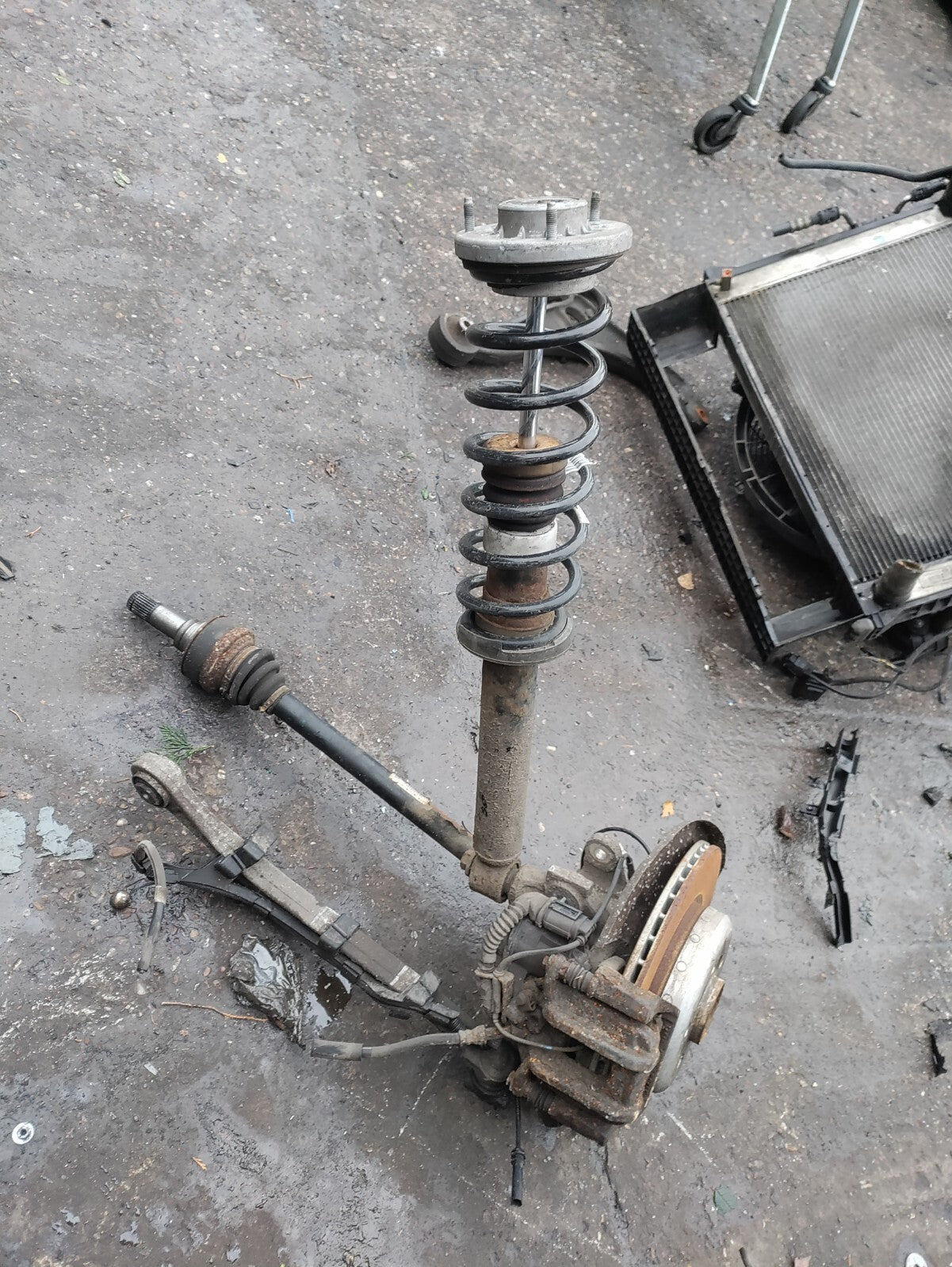 2012 BMW 5 SERIES F10 2.0 DIESEL NSR PASSENGER SIDE COMPLETE LEG