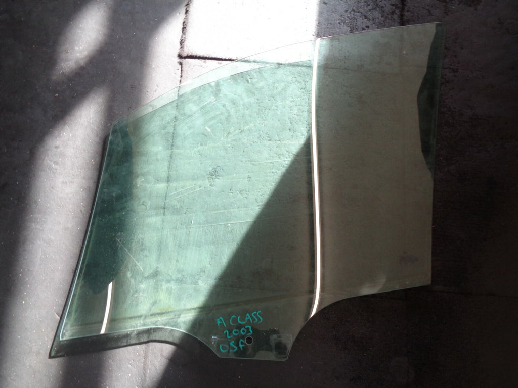 MERCEDES BENZ A-CLASS W168 2003 OSF DRIVER SIDE FRONT DOOR WINDOW GLASS
