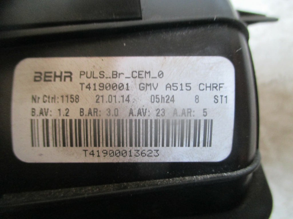 CITROEN DS 3 2009-2016 HEATER BLOWER MOTOR